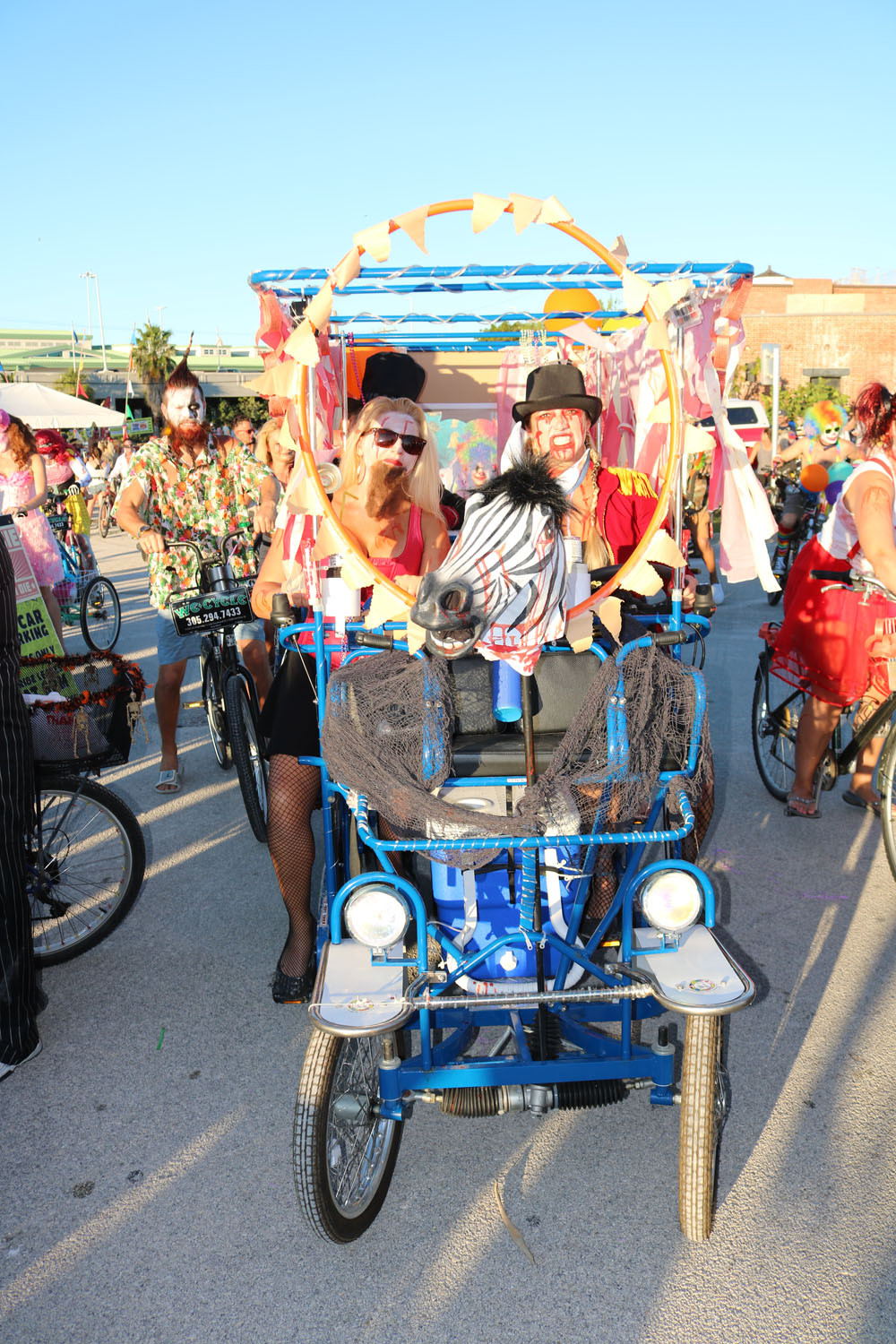 Zombie Bike Ride 2018 photo - Duval Street, Key West